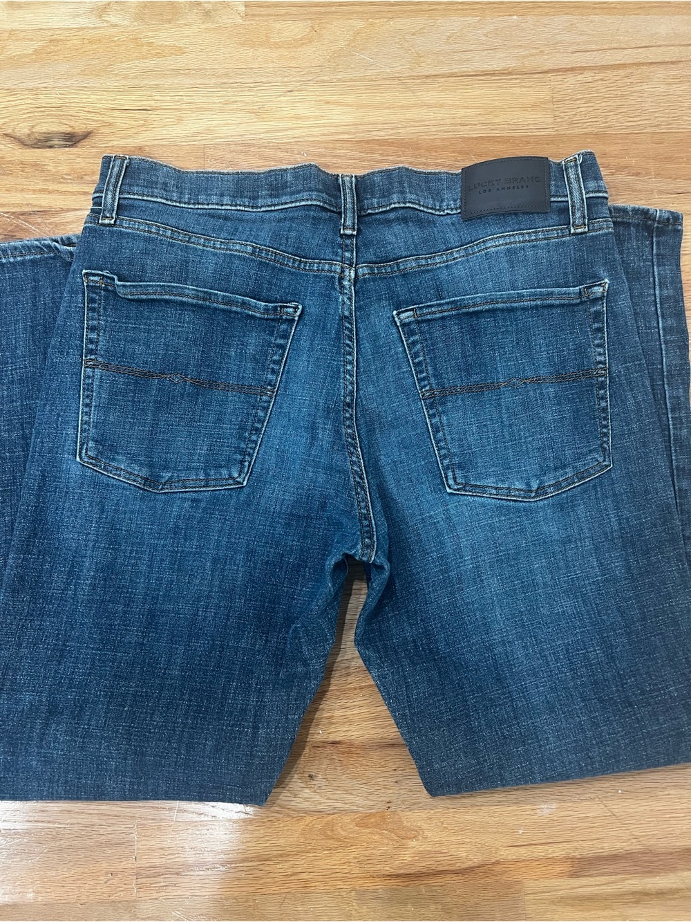 Lucky Brand Men's Blue Straight Leg Jeans